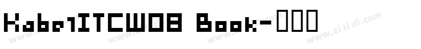 KabelITCW08 Book字体转换